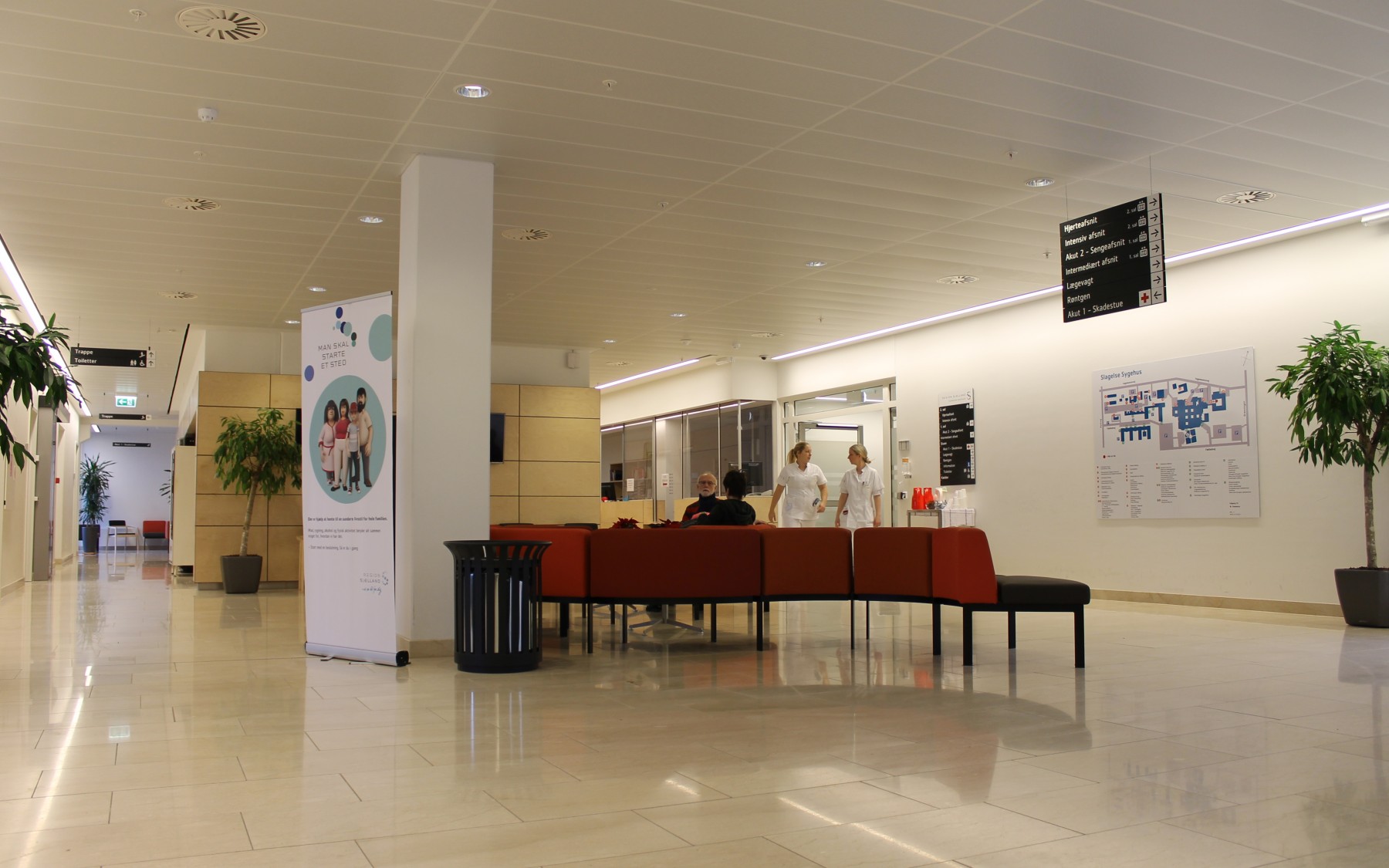 Panel, Hook-On Easy Access at Slagelse hospital, reception