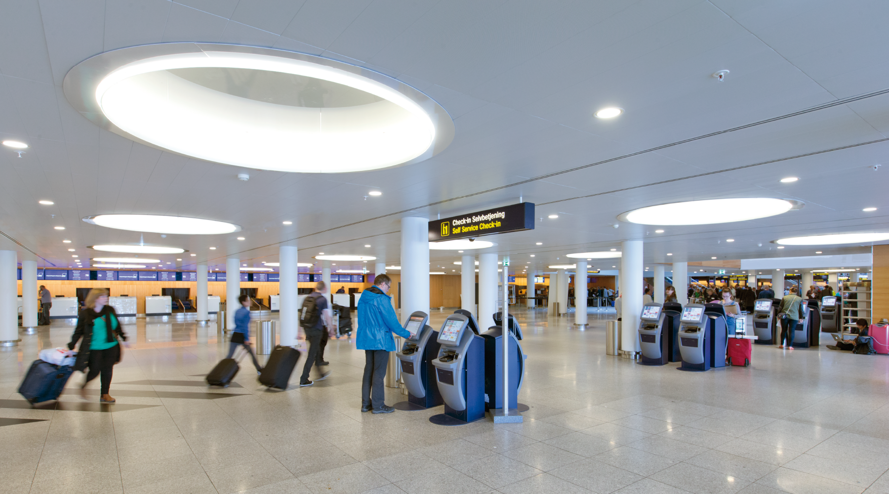 Check-in area, CPH, Copenhagen airport, Københavns lufthavn