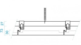 Planostile Hook-on Panel Højde